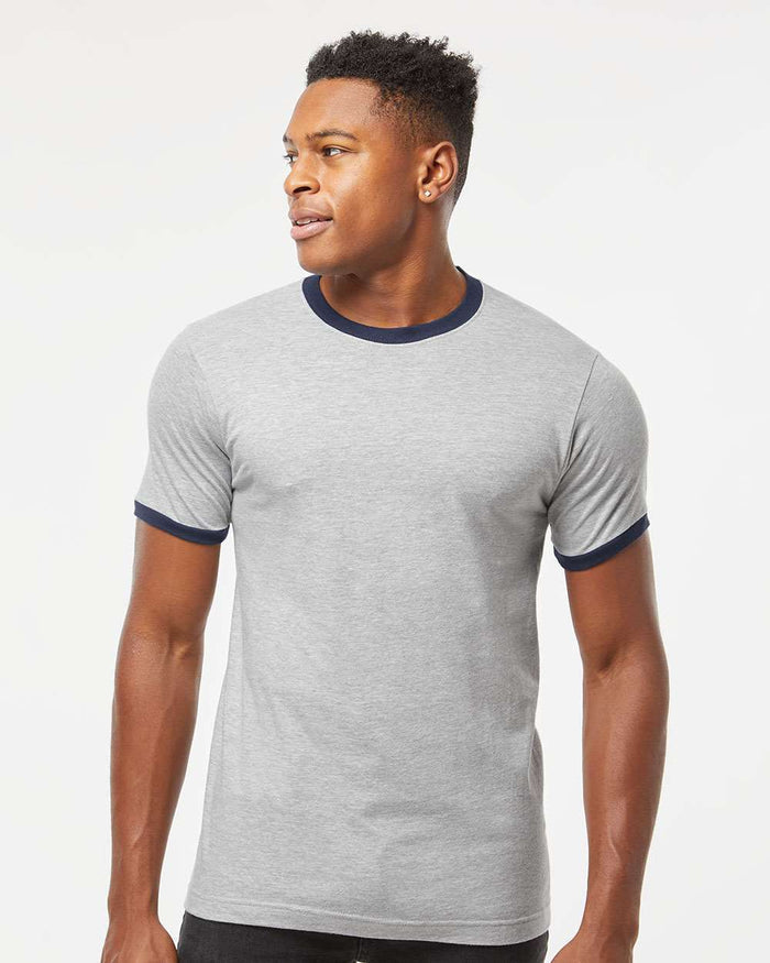 variant:Heather Grey/Navy