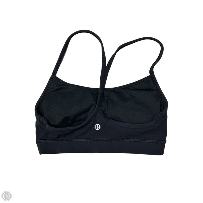 Athletic Bra By Lululemon In Black, Size: Xs