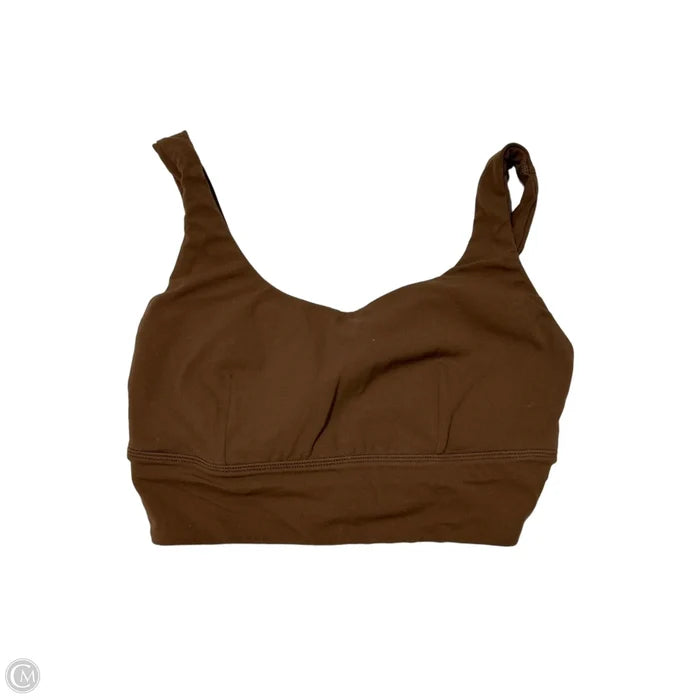 Athletic Bra By Lululemon In Brown, Size: M