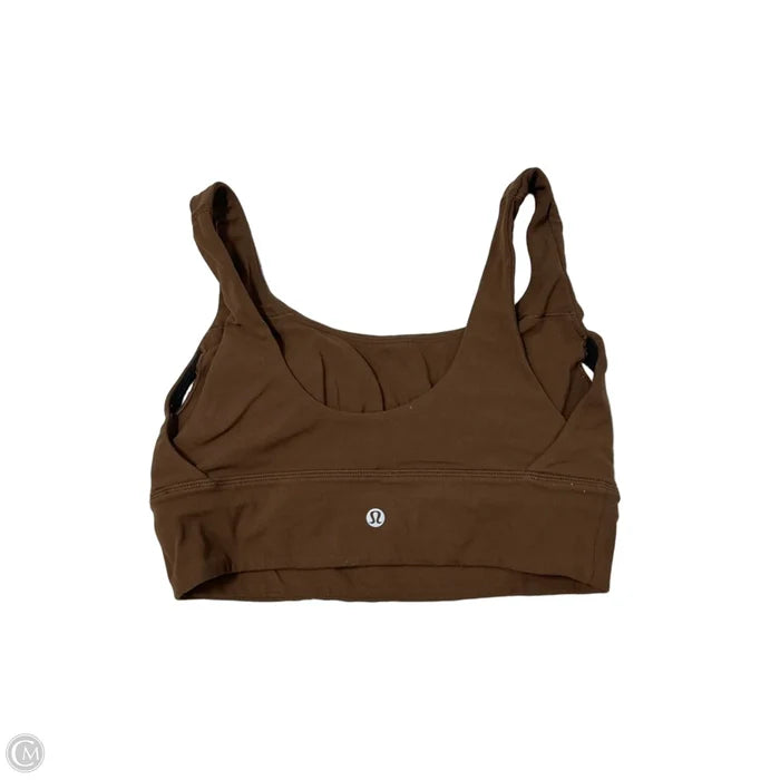 Athletic Bra By Lululemon In Brown, Size: M