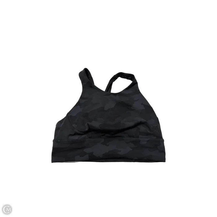 Athletic Bra By Lululemon In Camouflage Print, Size: 10