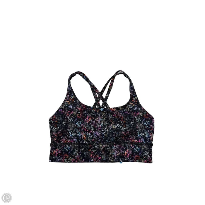 Athletic Bra By Lululemon In Floral Print, Size: M