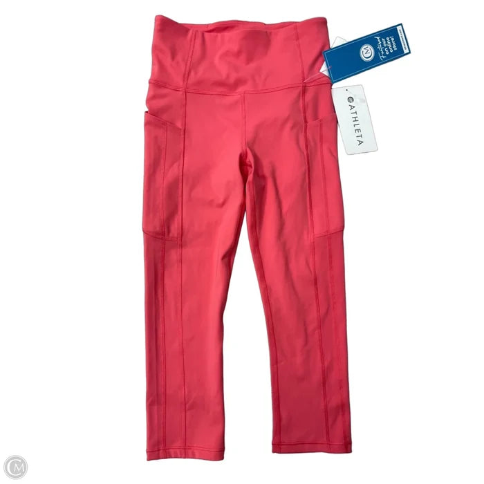 Athletic Capris By Athleta In Pink, Size: Xs