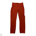Athletic Capris By Lululemon In Orange, Size: S
