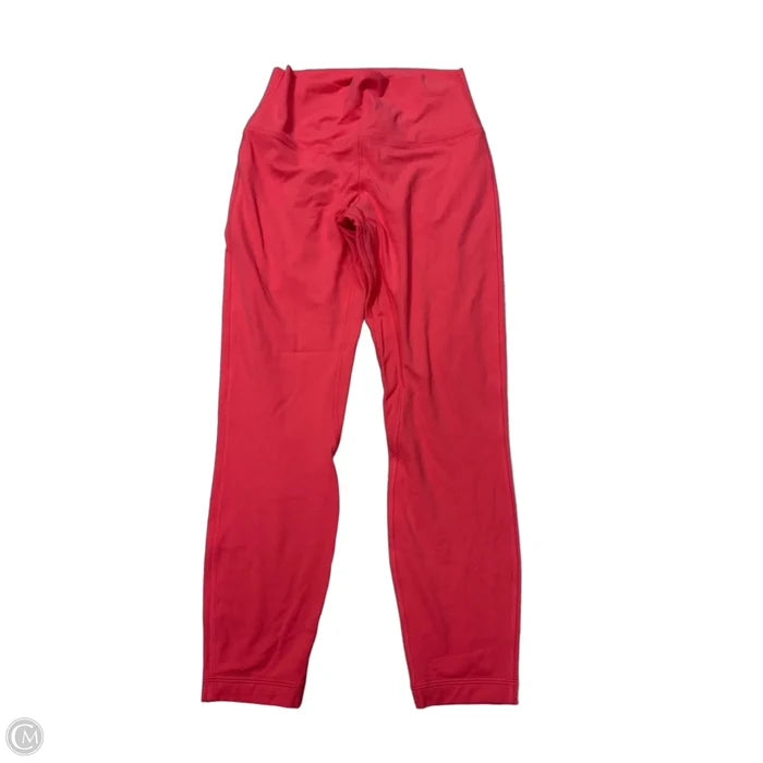 Athletic Capris By Lululemon In Pink, Size: M