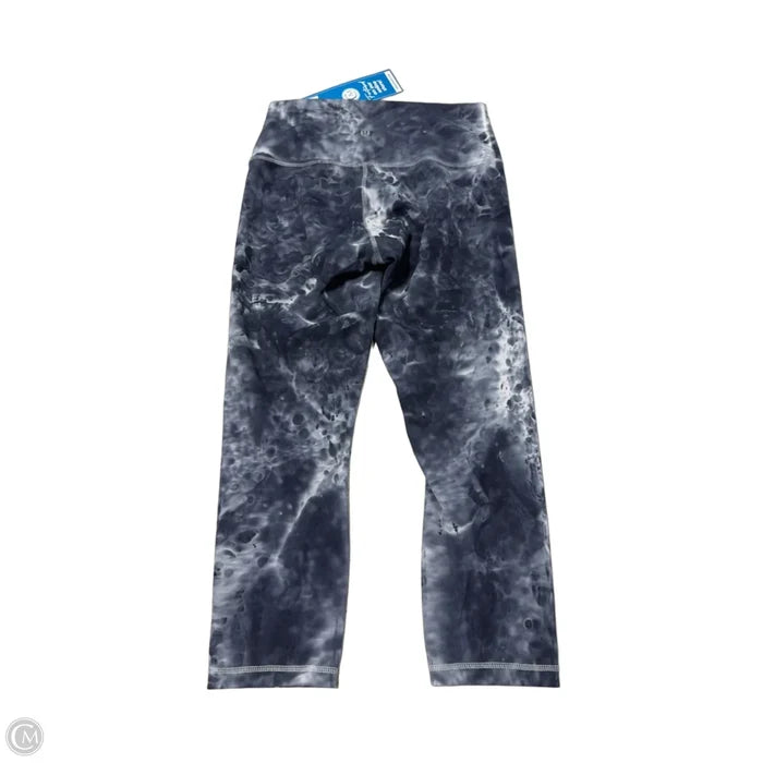 Athletic Cropped Leggings By Lululemon In Grey, Size: S (6)