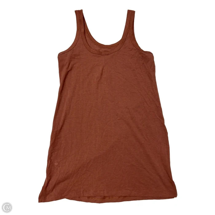 Athletic Dress By Lululemon In Bronze, Size: 8