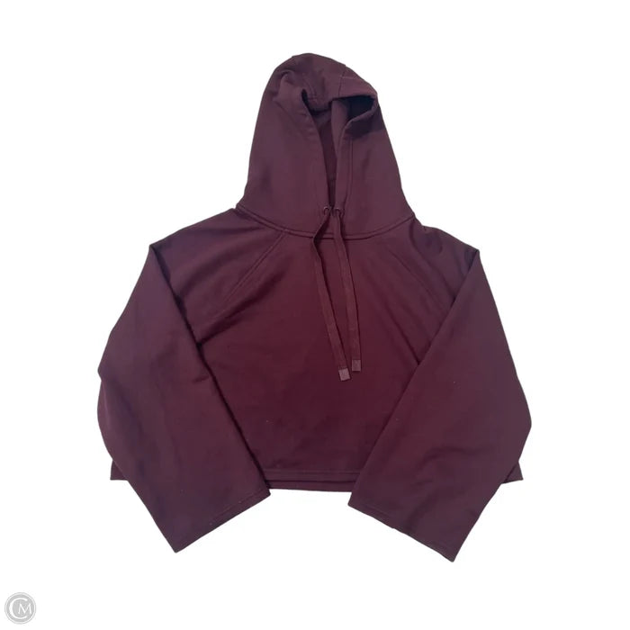 Athletic Jacket By Athleta In Maroon, Size: L