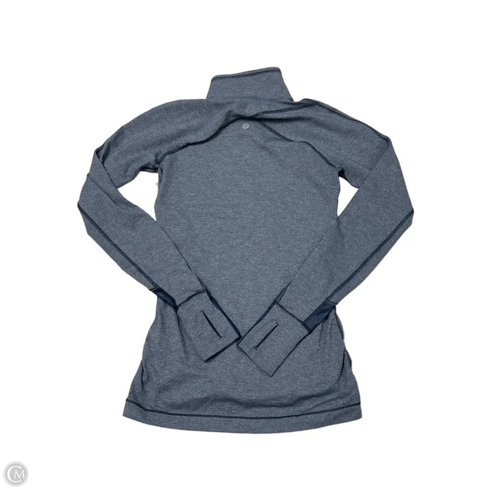 Athletic Jacket By Lululemon In Blue, Size: 4