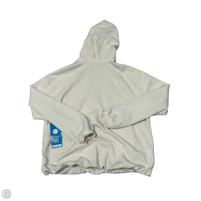 Athletic Jacket By Lululemon In White, Size: M