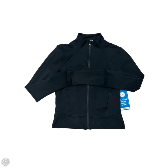 Athletic Jacket By Yogalicious In Black, Size: Xs