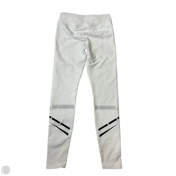 Athletic Leggings By Alo In Black & White, Size: S