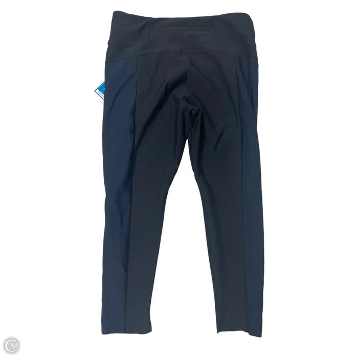 Athletic Leggings By Athleta In Black & Blue, Size: Lp
