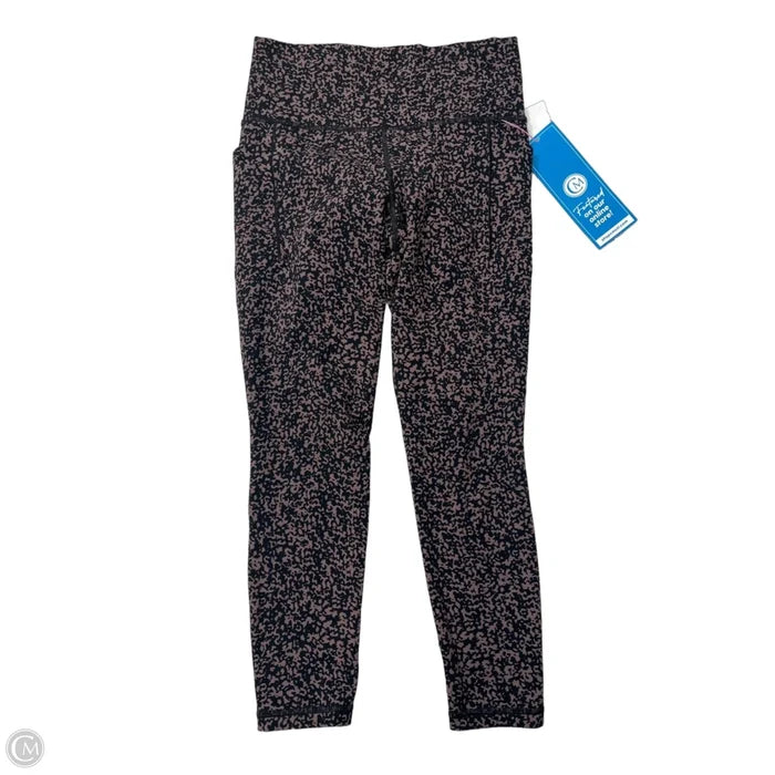 Athletic Leggings By Athleta In Black & Brown, Size: S