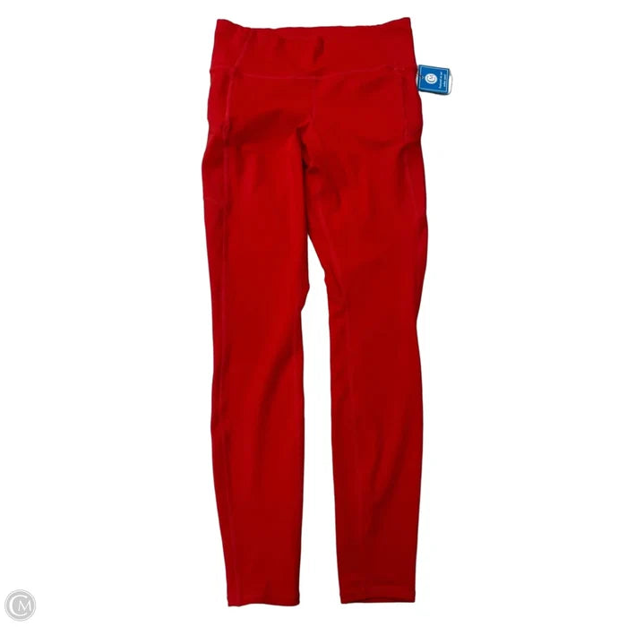 Athletic Leggings By Athleta In Red, Size: S