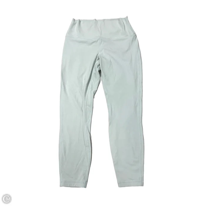 Athletic Leggings By Lululemon In Aqua, Size: M