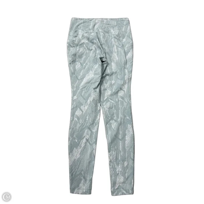 Athletic Leggings By Lululemon In Blue & White, Size: M
