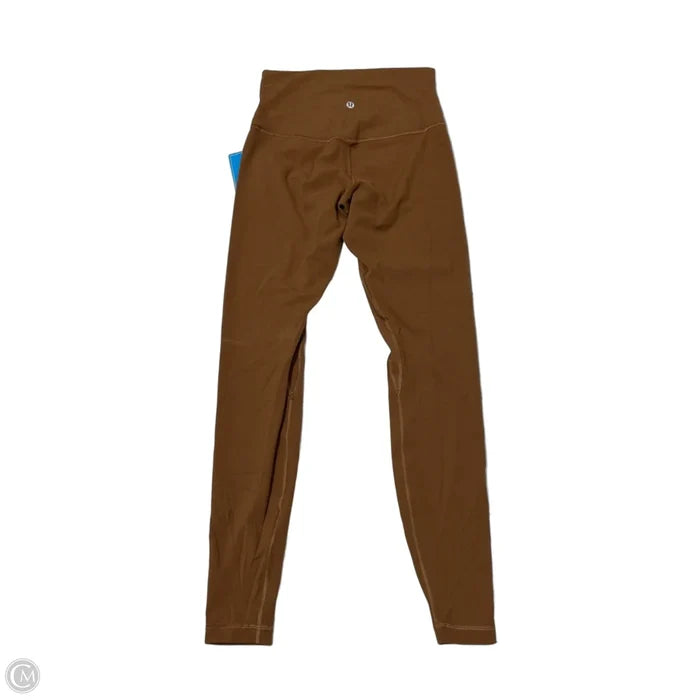 Athletic Leggings By Lululemon In Brown, Size: S