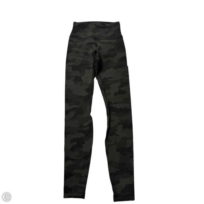 Athletic Leggings By Lululemon In Green, Size: S