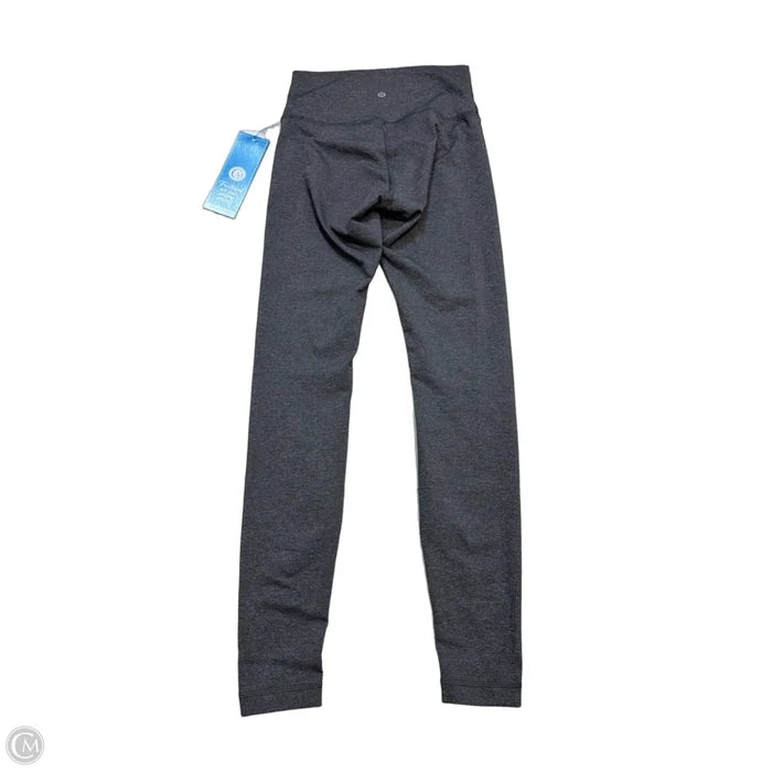 Athletic Leggings By Lululemon In Grey, Size: 6