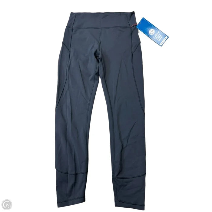 Athletic Leggings By Lululemon In Grey, Size: M