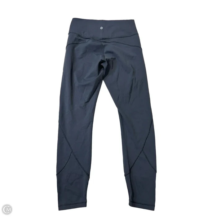 Athletic Leggings By Lululemon In Grey, Size: M