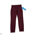 Athletic Leggings By Lululemon In Maroon, Size: M