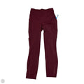 Athletic Leggings By Lululemon In Maroon, Size: S