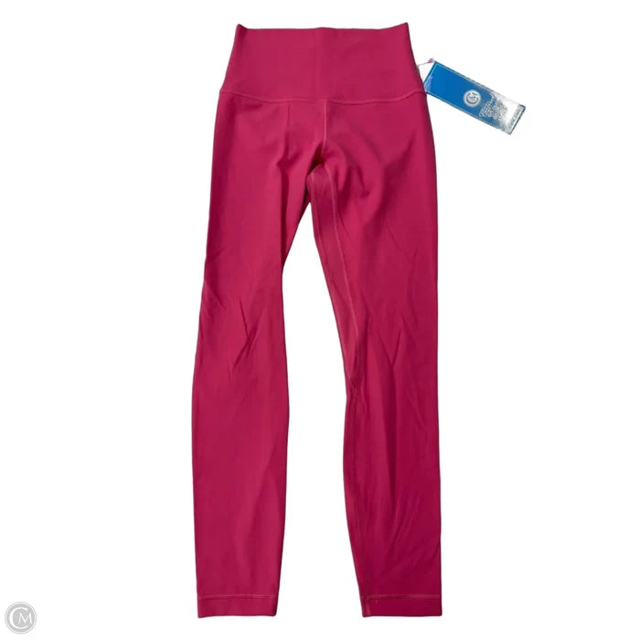 Athletic Leggings By Lululemon In Pink, Size: 4