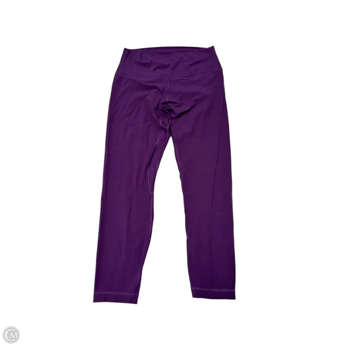 Athletic Leggings By Lululemon In Purple, Size: M