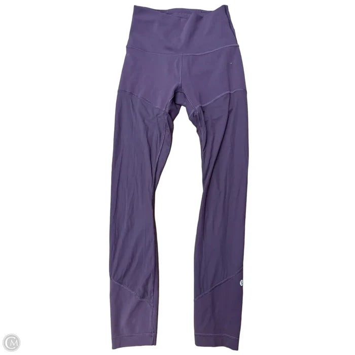 Athletic Leggings By Lululemon In Purple, Size: S