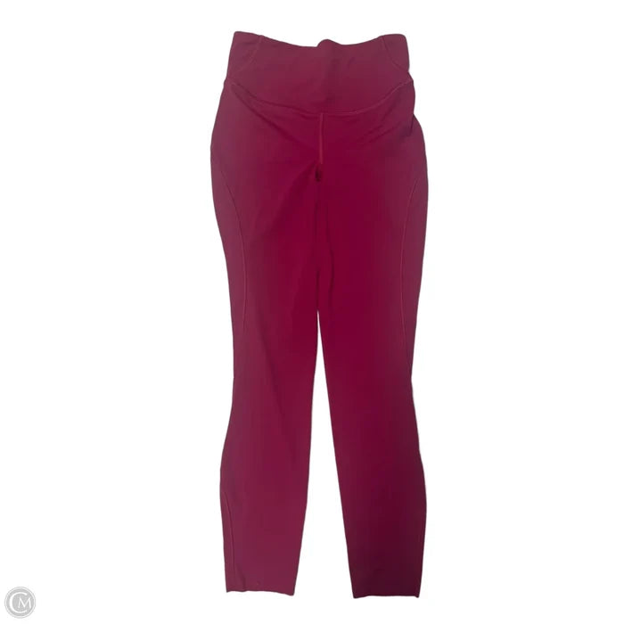 Athletic Leggings By Lululemon In Red, Size: 4