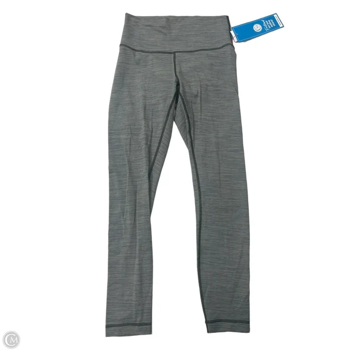 Athletic Leggings By Lululemon In Striped Pattern, Size: 6