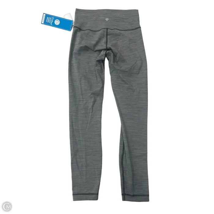 Athletic Leggings By Lululemon In Striped Pattern, Size: 6