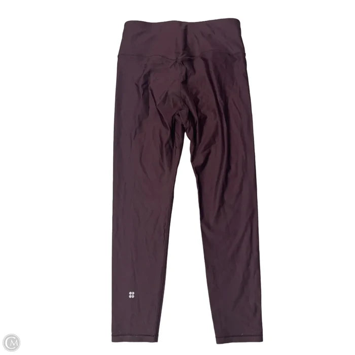 Athletic Leggings By Sweaty Betty In Maroon, Size: M