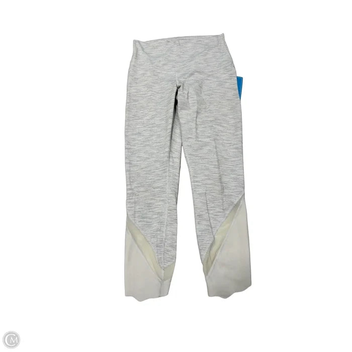 Athletic Leggings Capris By Lululemon In Grey & White, Size: S
