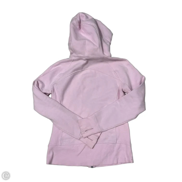Athletic Scuba Jacket By Lululemon In Pink, Size: 6