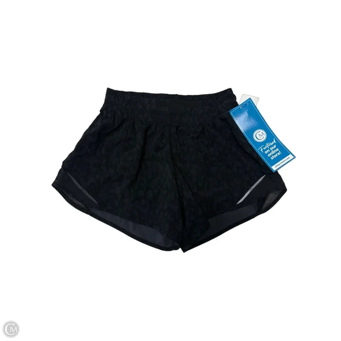 Athletic Shorts By Lululemon In Black, Size: 4