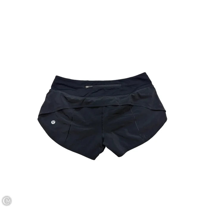 Athletic Shorts By Lululemon In Black, Size: 4
