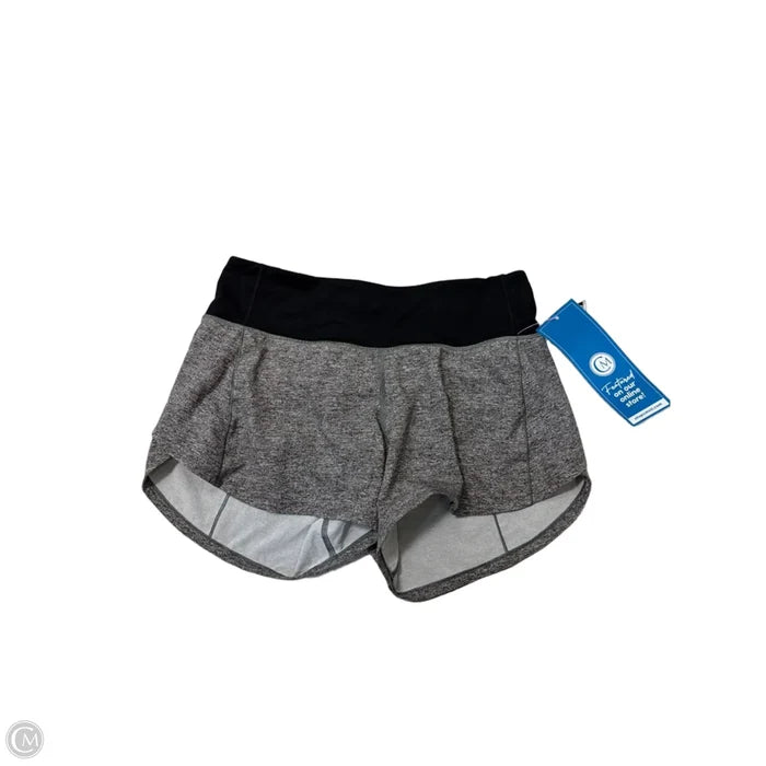 Athletic Shorts By Lululemon In Grey, Size: 4