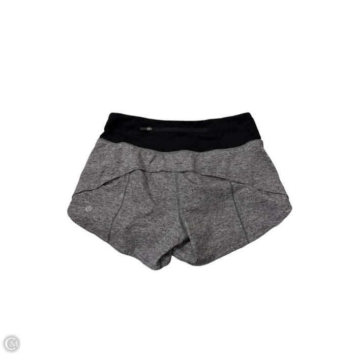 Athletic Shorts By Lululemon In Grey, Size: 4