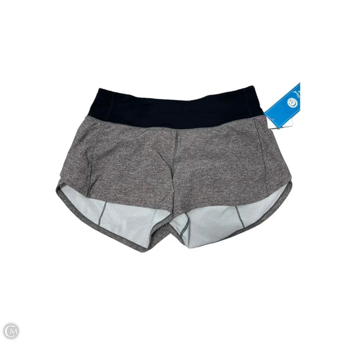 Athletic Shorts By Lululemon In Grey, Size: M
