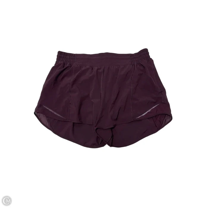 Athletic Shorts By Lululemon In Maroon, Size: L