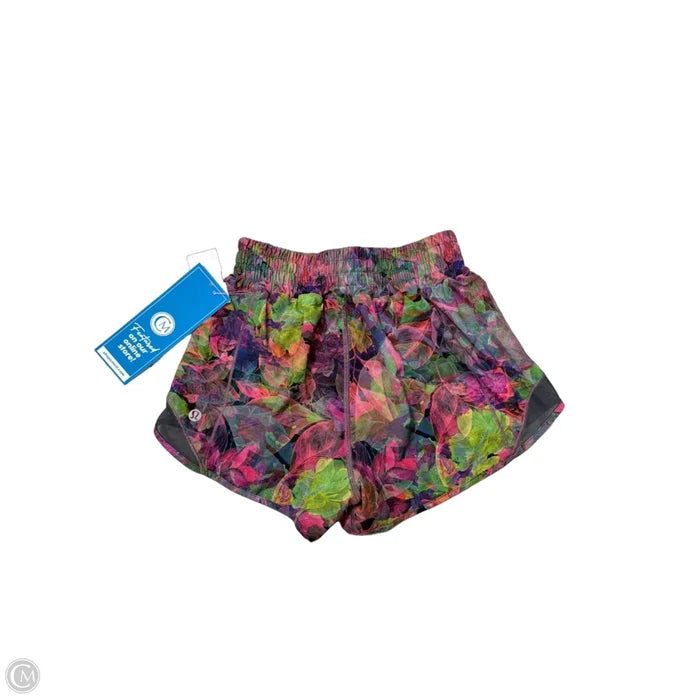 Athletic Shorts By Lululemon In Multi-colored, Size: Xs