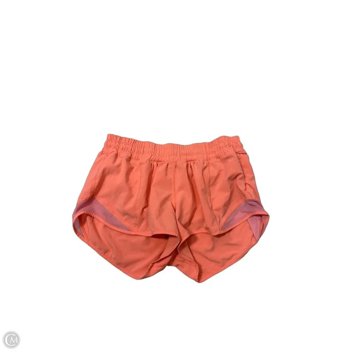 Athletic Shorts By Lululemon In Orange, Size: S