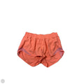 Athletic Shorts By Lululemon In Orange, Size: S