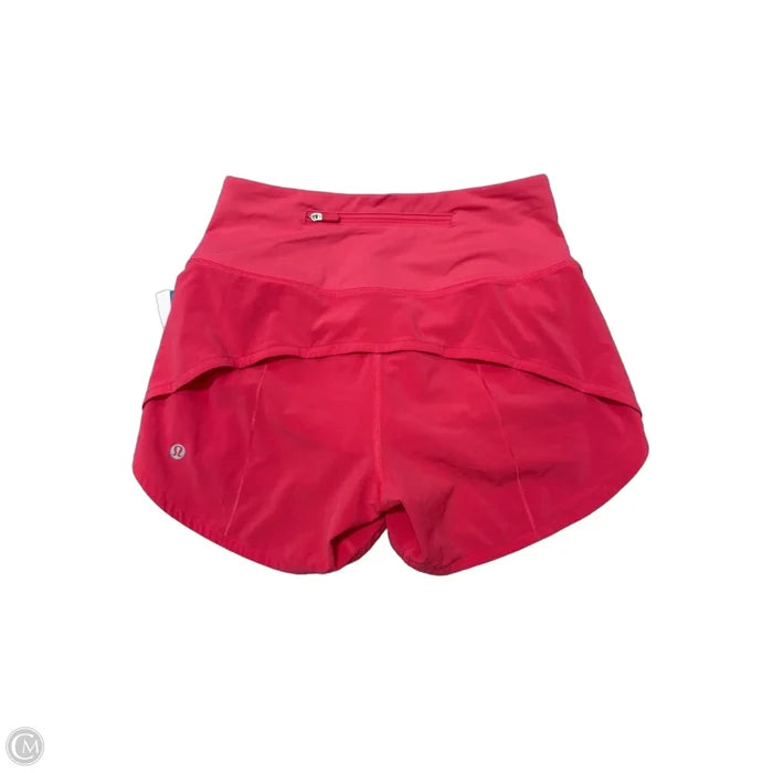 Athletic Shorts By Lululemon In Pink, Size: 2