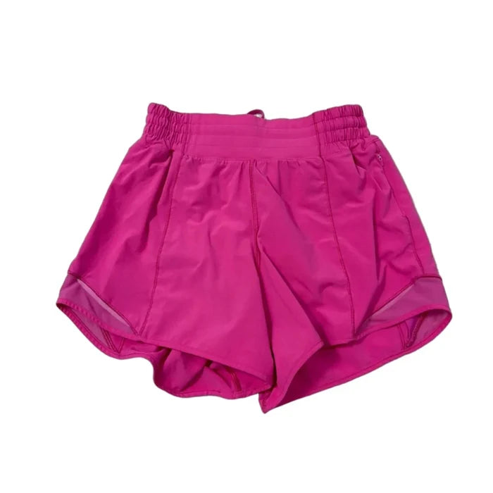 Athletic Shorts By Lululemon In Pink, Size: S