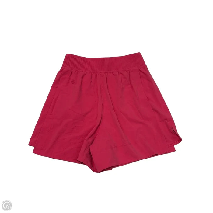 Athletic Shorts By Lululemon In Pink, Size: Xs