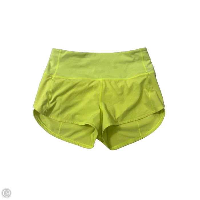 Athletic Shorts By Lululemon In Yellow, Size: S